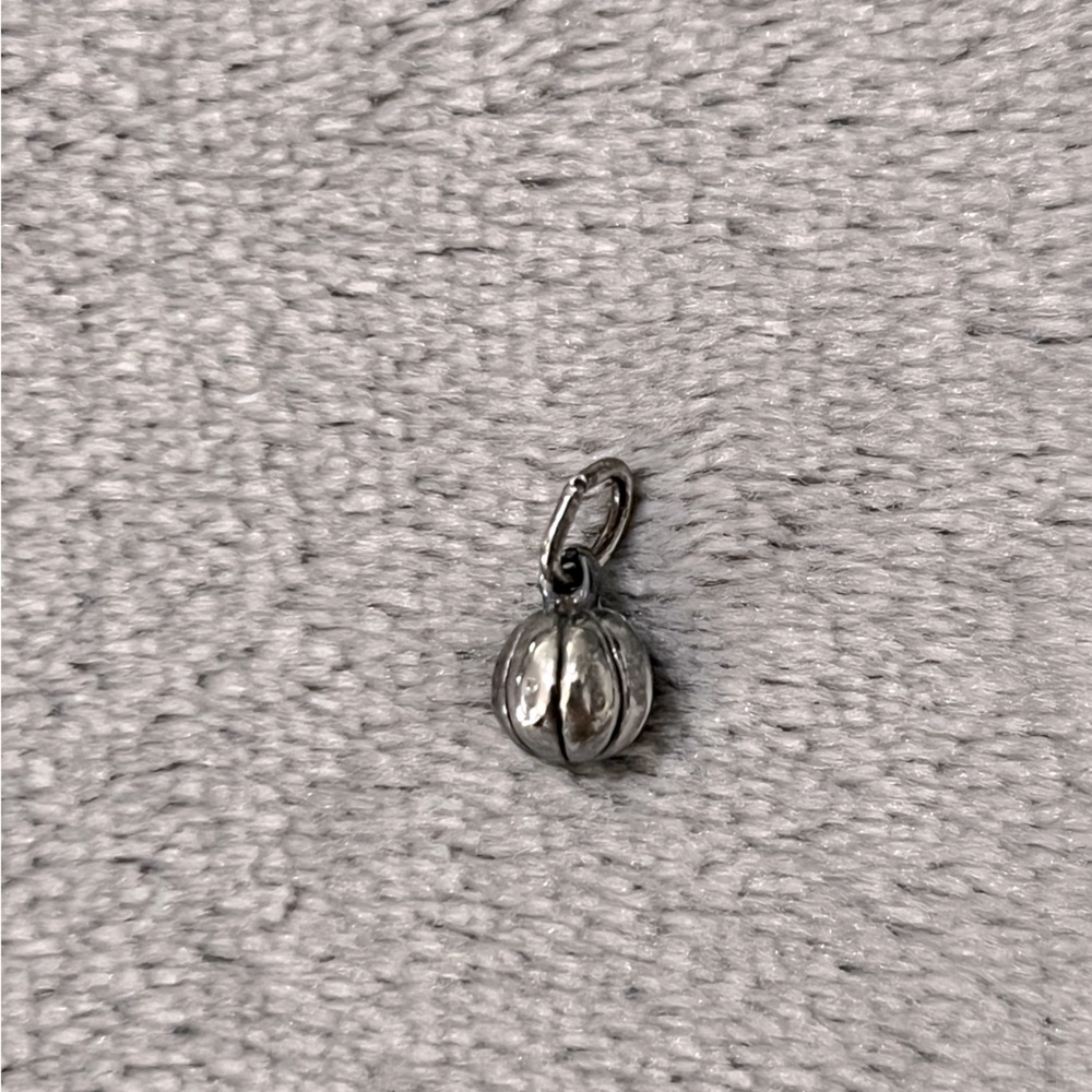 VTG Silver Basketball Charm
